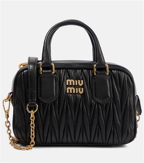 miu miu crossbody handbag in black|miumiu handbags.